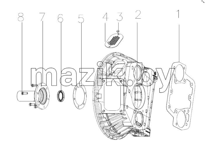  Clutch Housing And Related Parts