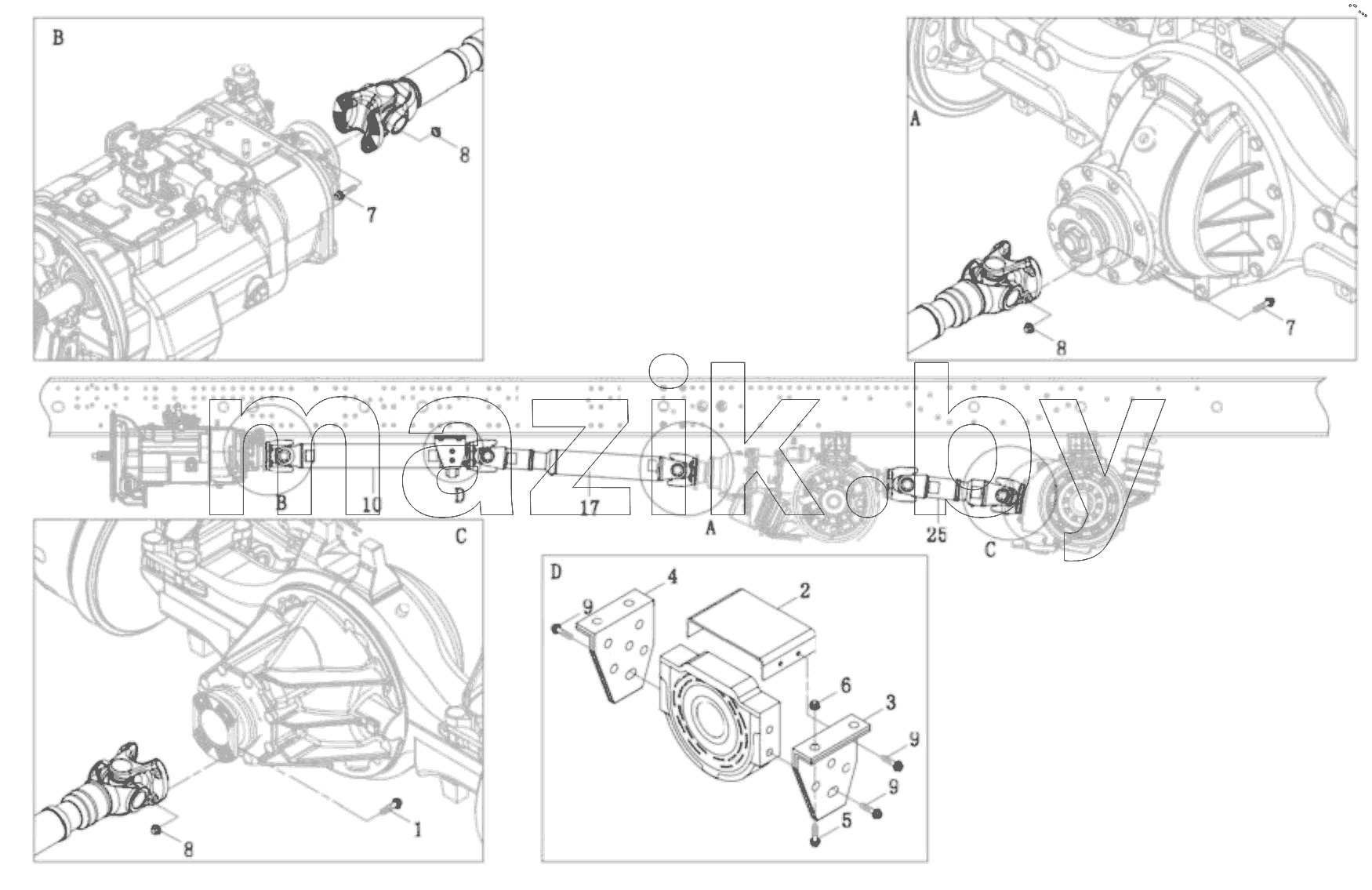  Drive Shaft Logic Assembly