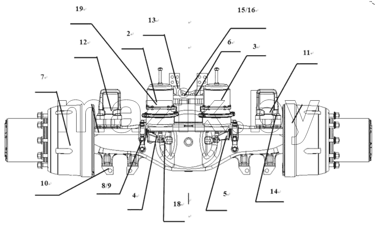  Rear Axle Component