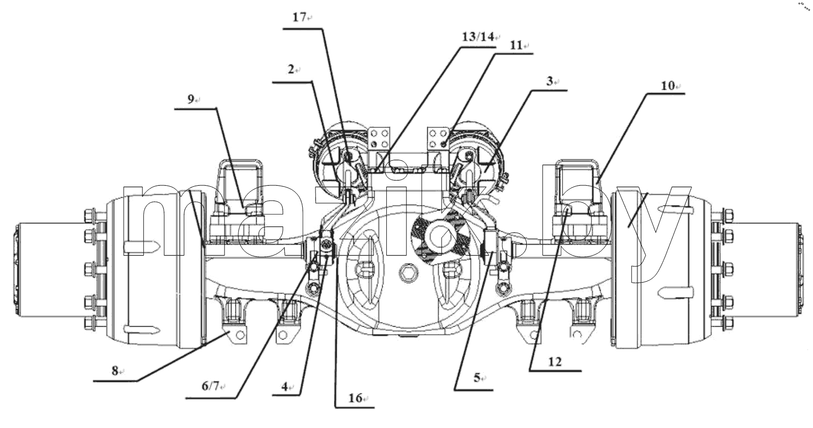  Intermediate Axle Component