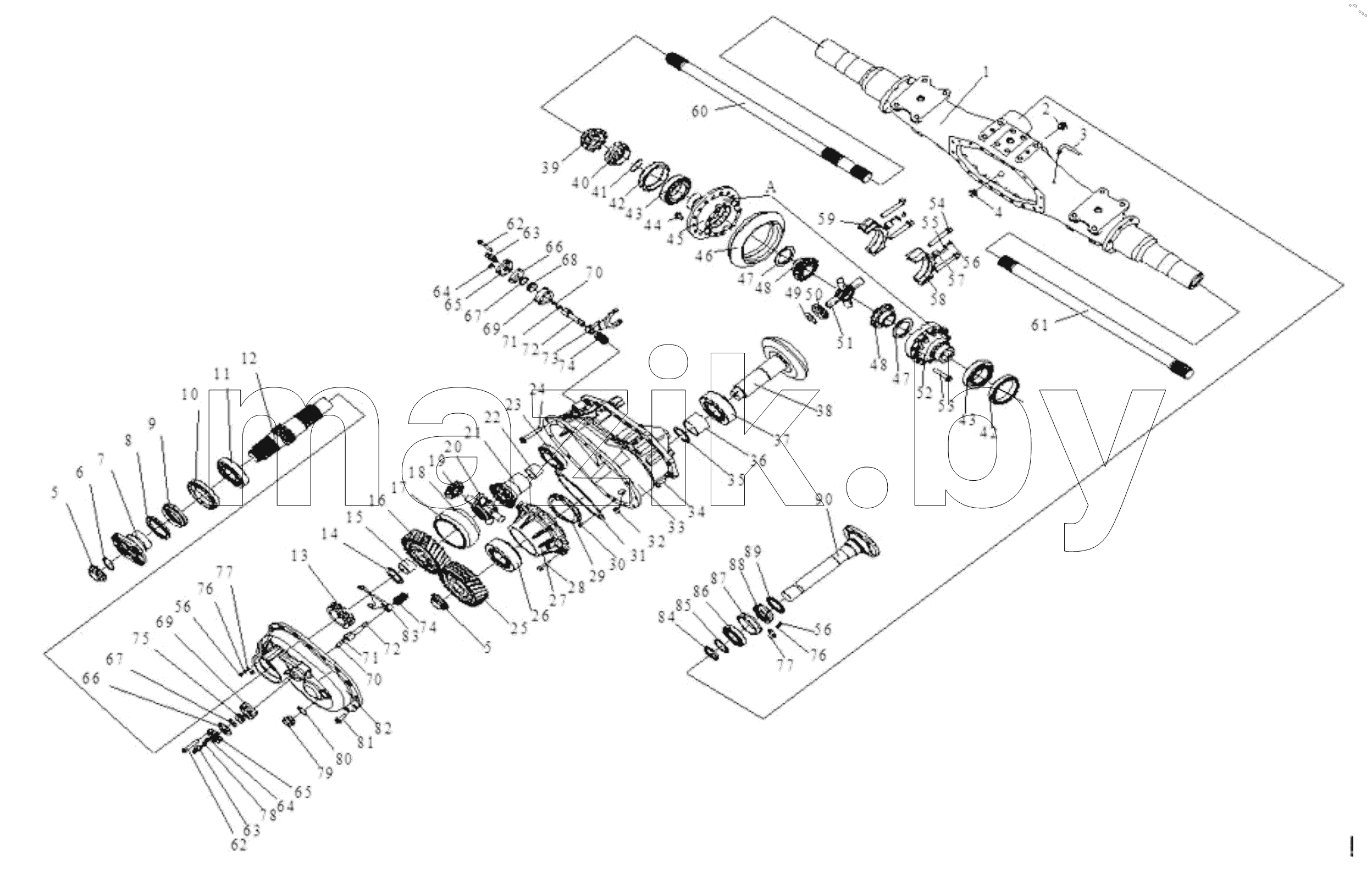  Intermediate Axle	Assy