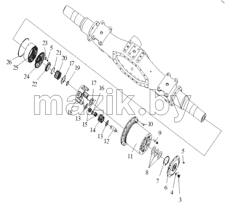  Wheel Reduction Gear