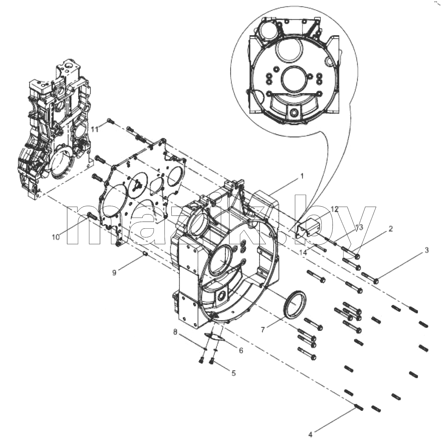  Flywheel Housing Group