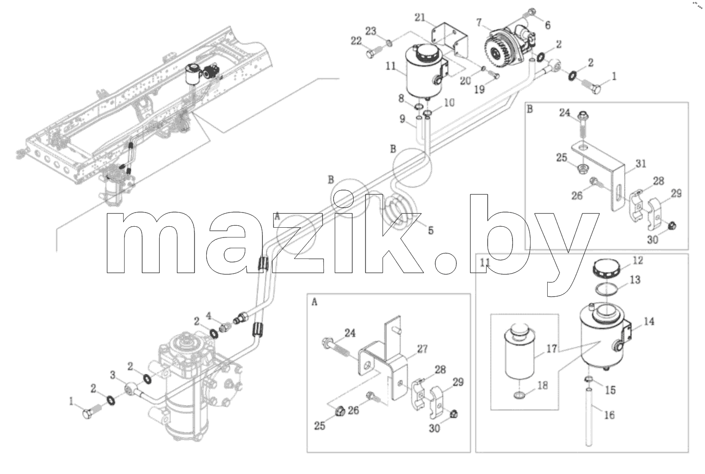  Power Steering Pipeline Module