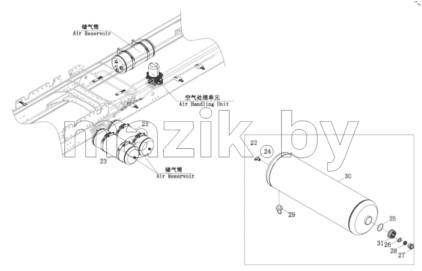  Air Reservoir Device Logic Assembly