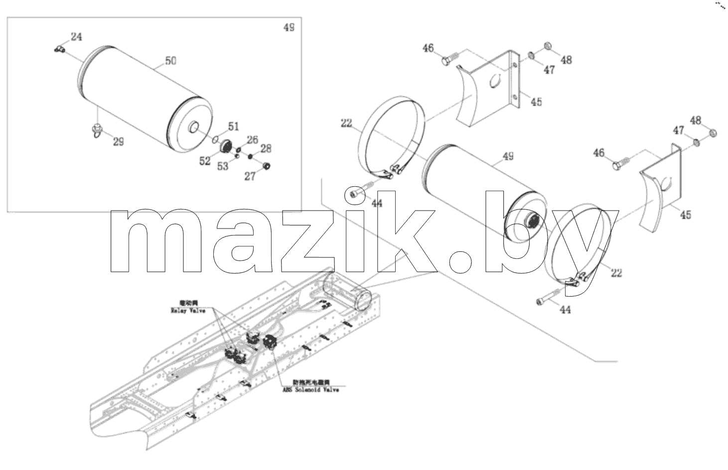  Air Reservoir Device Logic Assembly