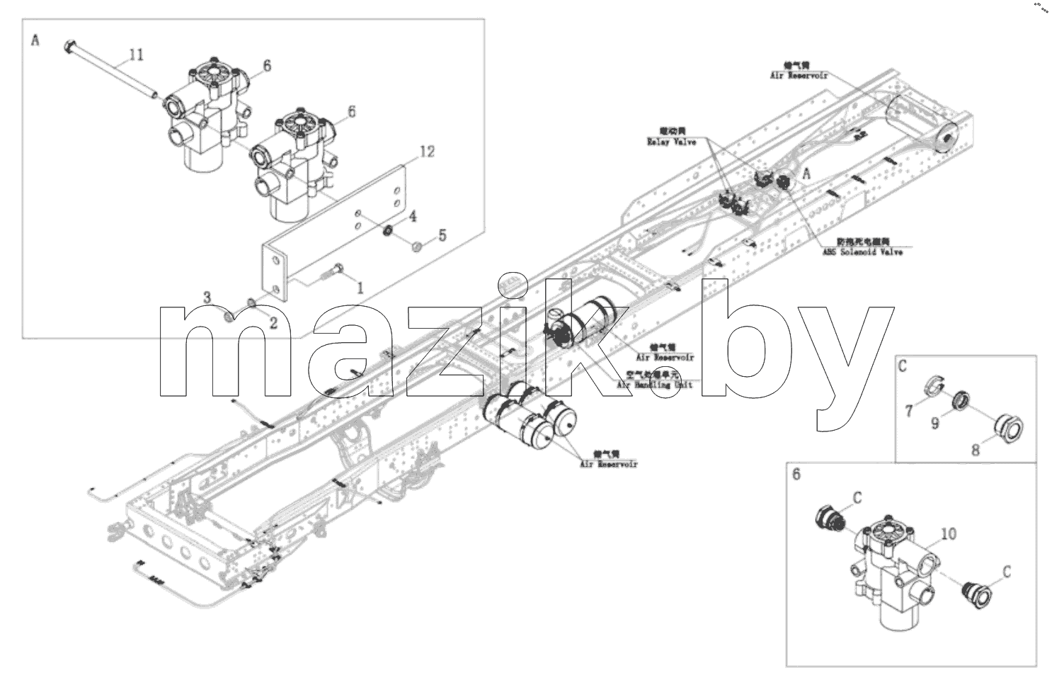  Rear ABS Solenoid Valve Logic Assembly