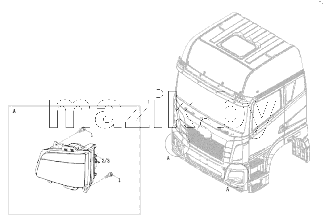  Front Combination Lamp Assembly