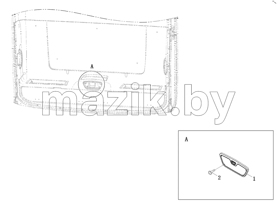  Door Opening Alaem Lamp Assembly