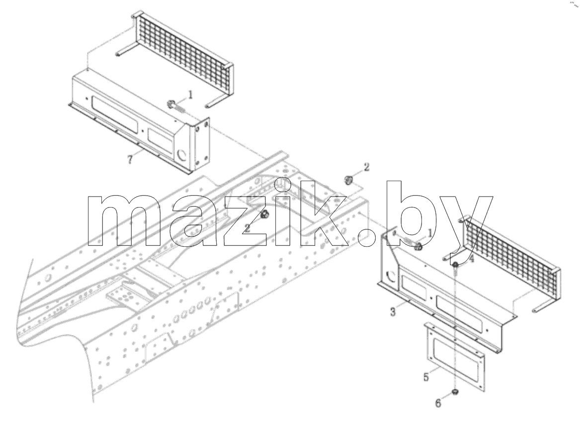  Rear Combined Lamp Bracket Logic Assembly