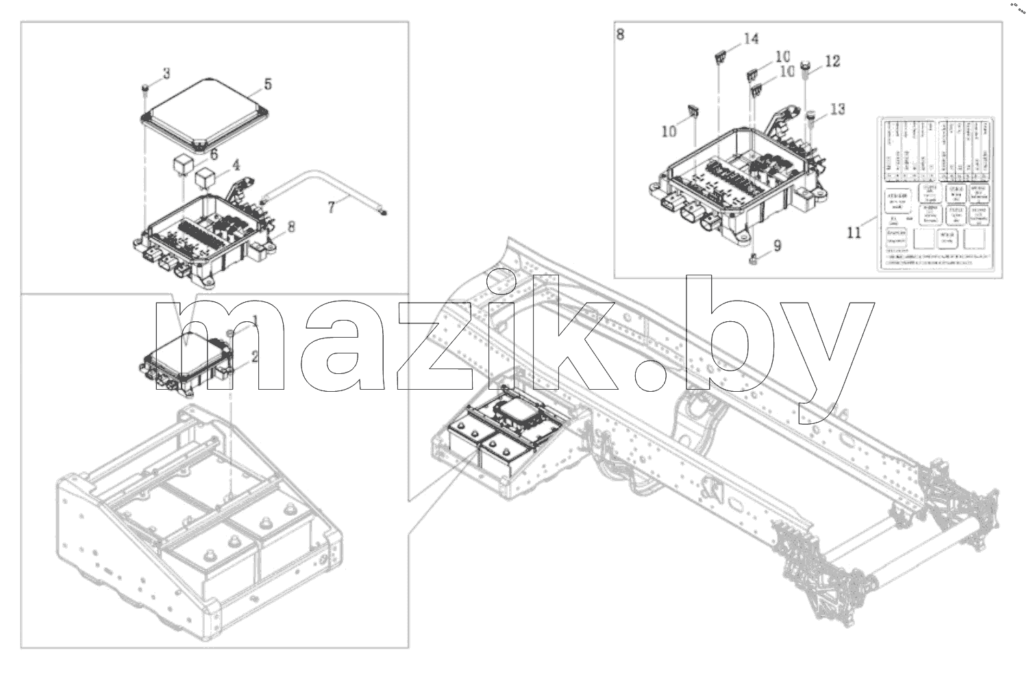  Power Distribution Box Logic Assembly