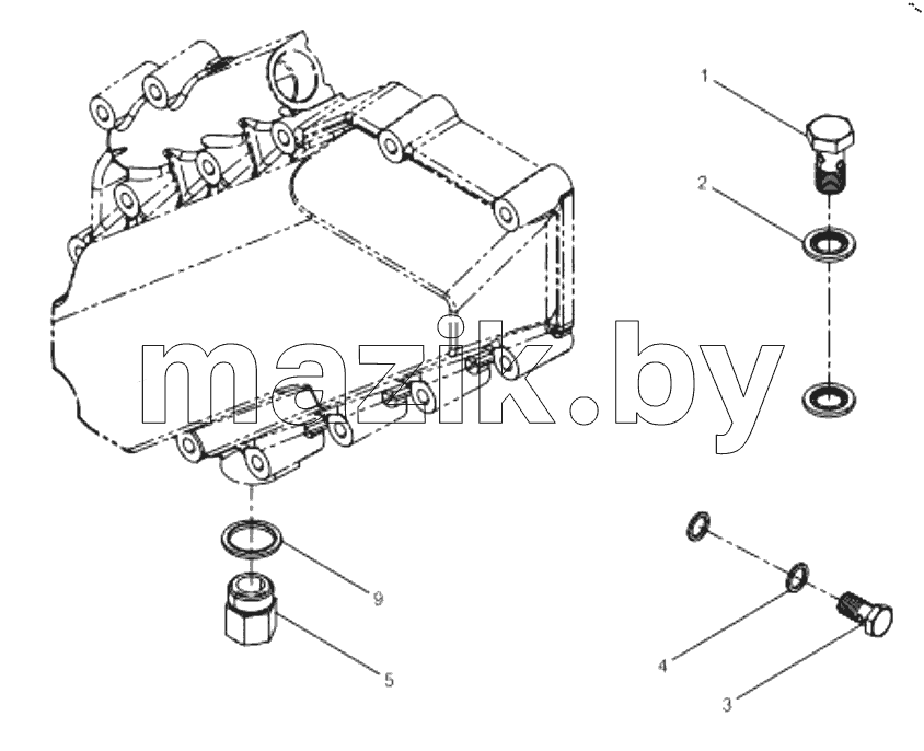  Water-outlet Pipe Set