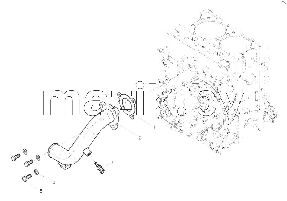  Water Outlet Pipe Group