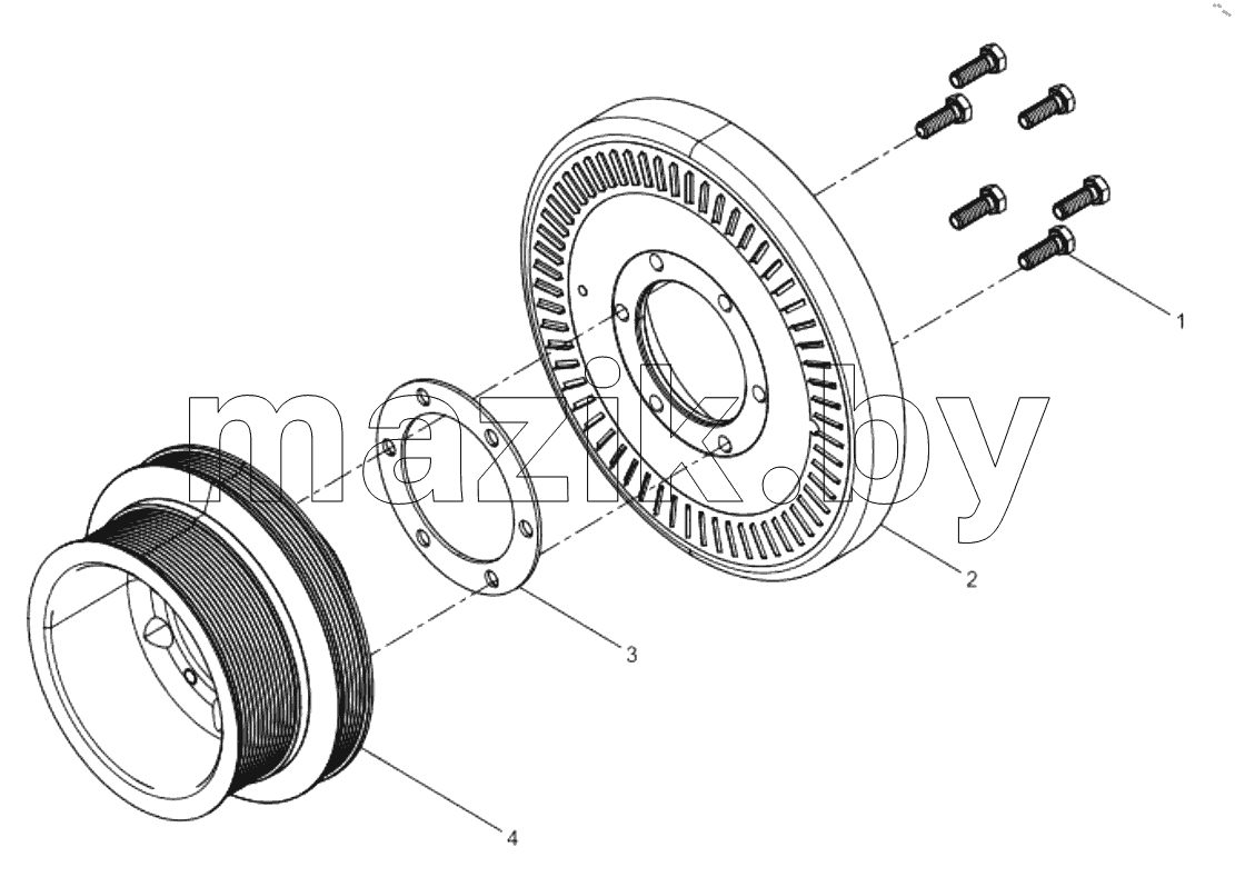  Crankshaft Pulley Assembly