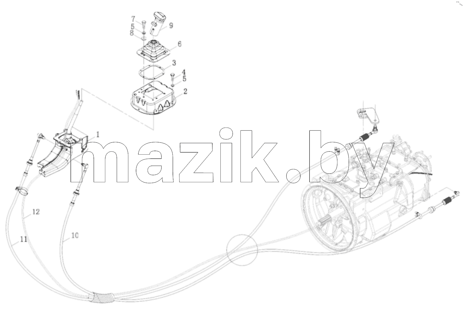  Gearshift ControlMechanismModule ( Cab)