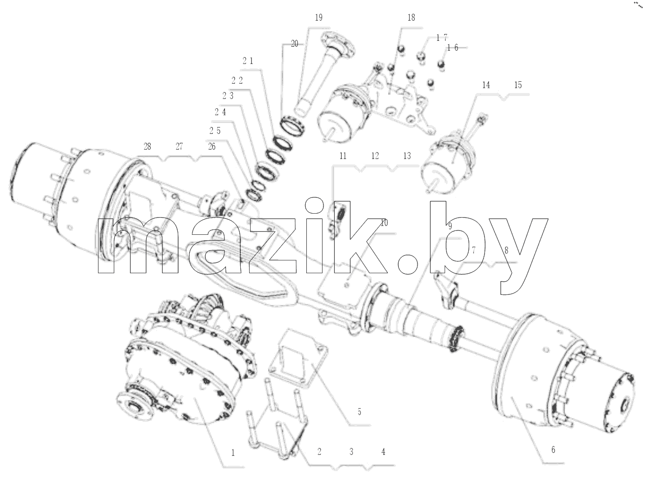 Axle Housing Assembly