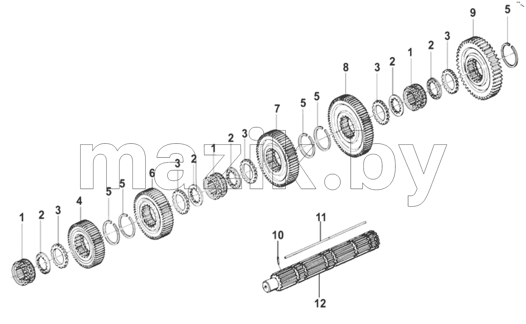  Output Shaft Assy