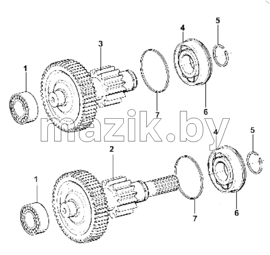  Deputy Box Left, Right Countershaft