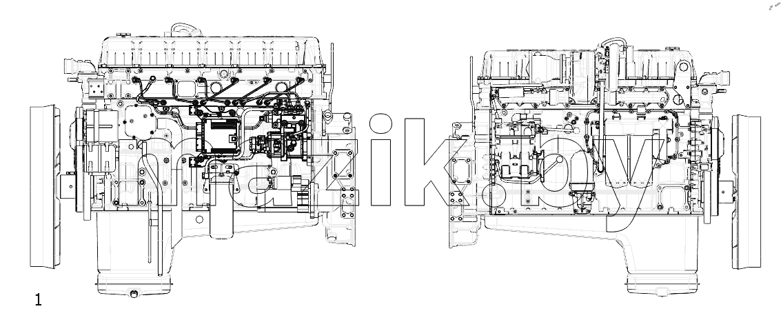  Двигатель CA6DM2-39E51-5