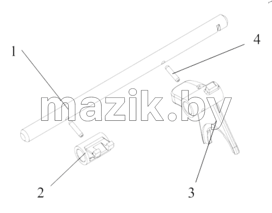  Shifting Fork Shaft Assembly