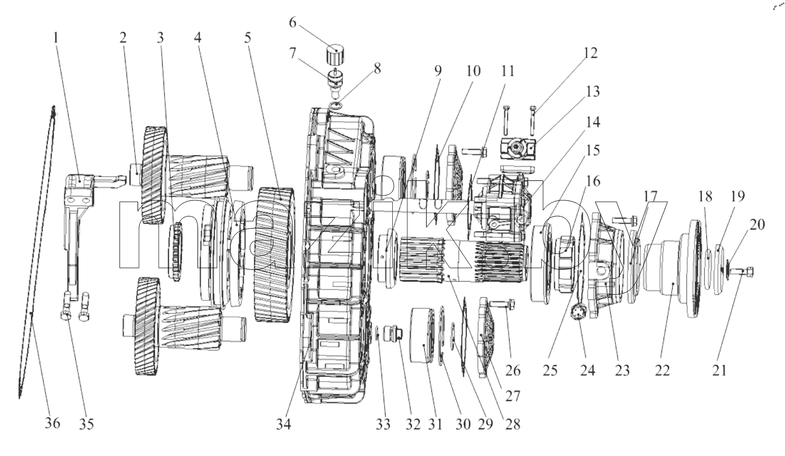  Back Cover Housing Assembly And Related Parts