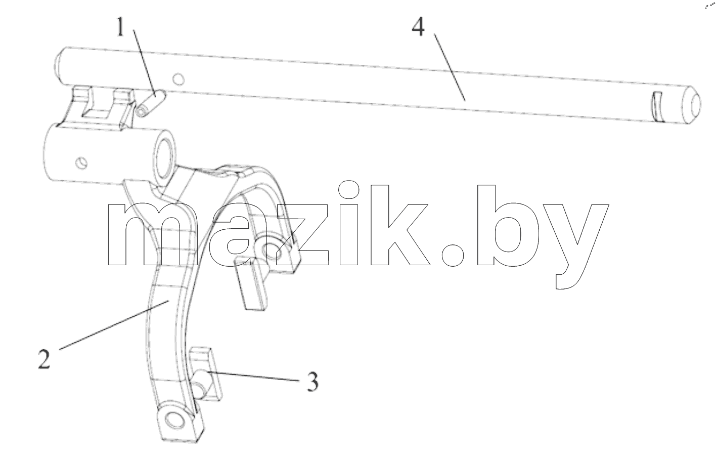  3Rd/4Th Shifting Fork Shaft Assembly