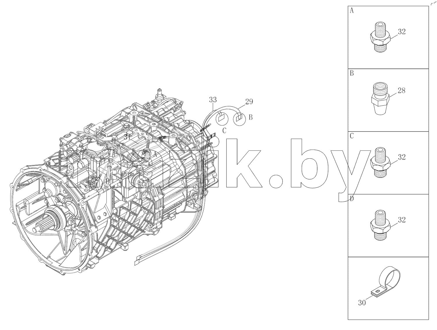  Gearshift Control Mechanism Logic Assembly
