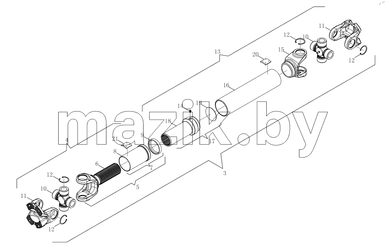 Drive Shaft Logic Assembly