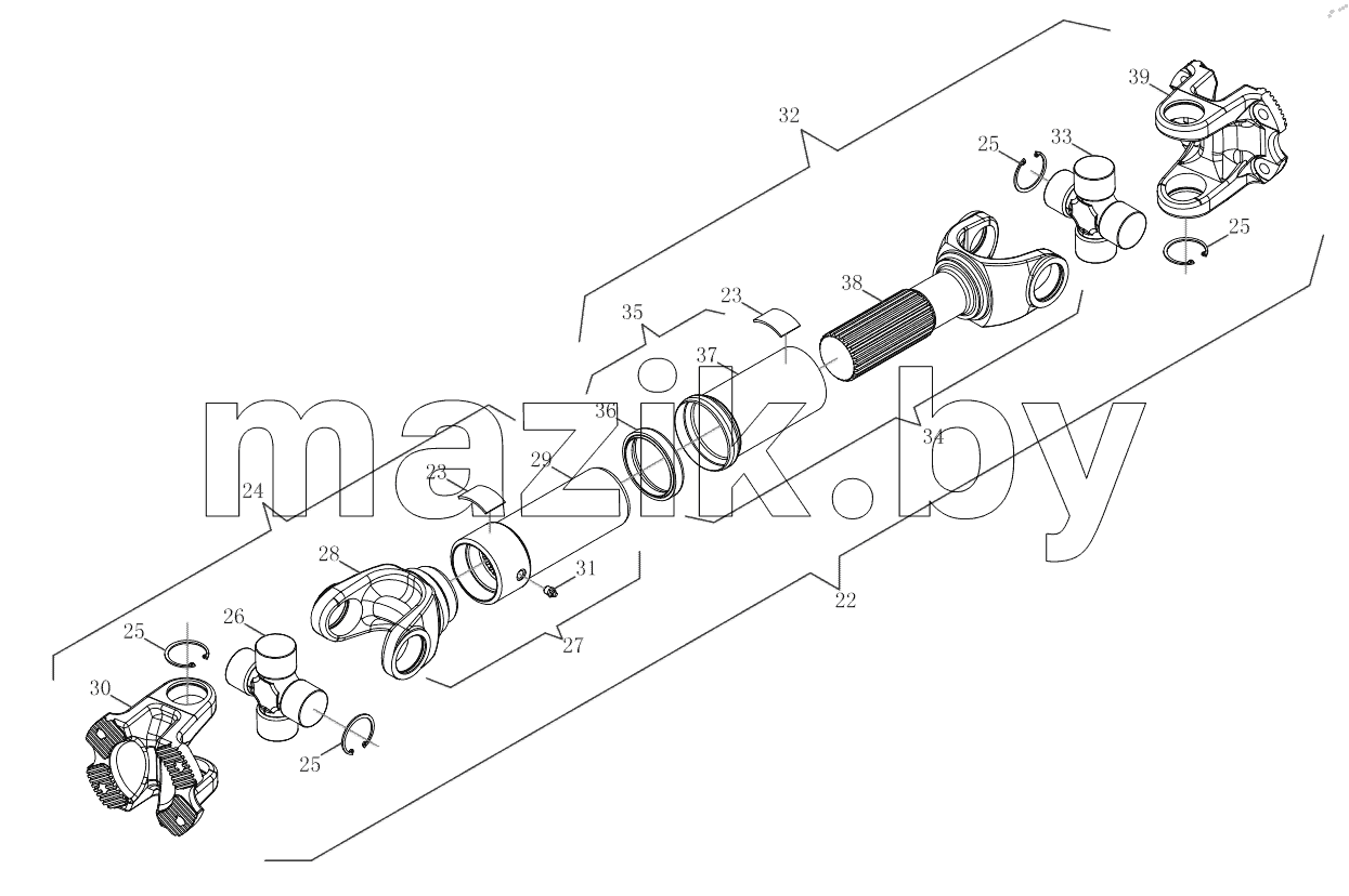  Drive Shaft Logic Assembly