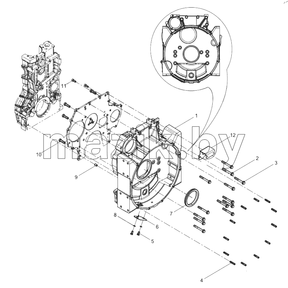  Flywheel Housing Group