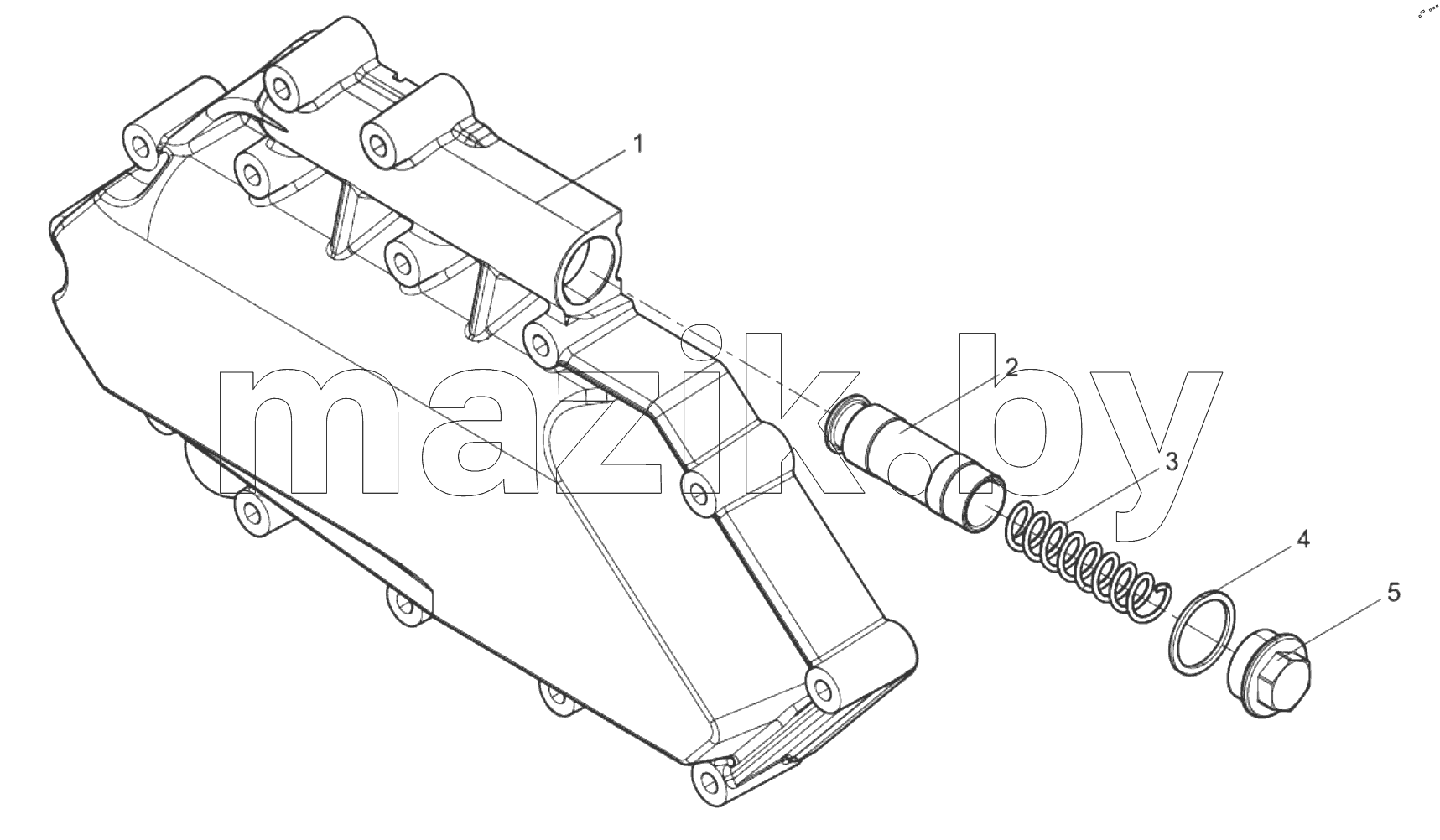  Oil cooler cap Assembly