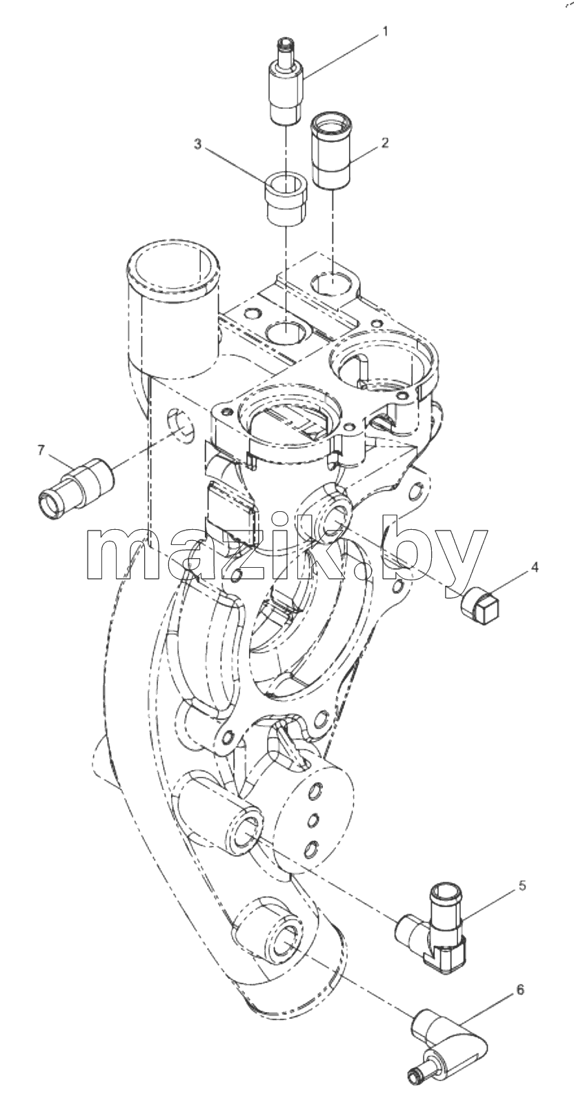  Water Pump Inlet Pipe Joint Group