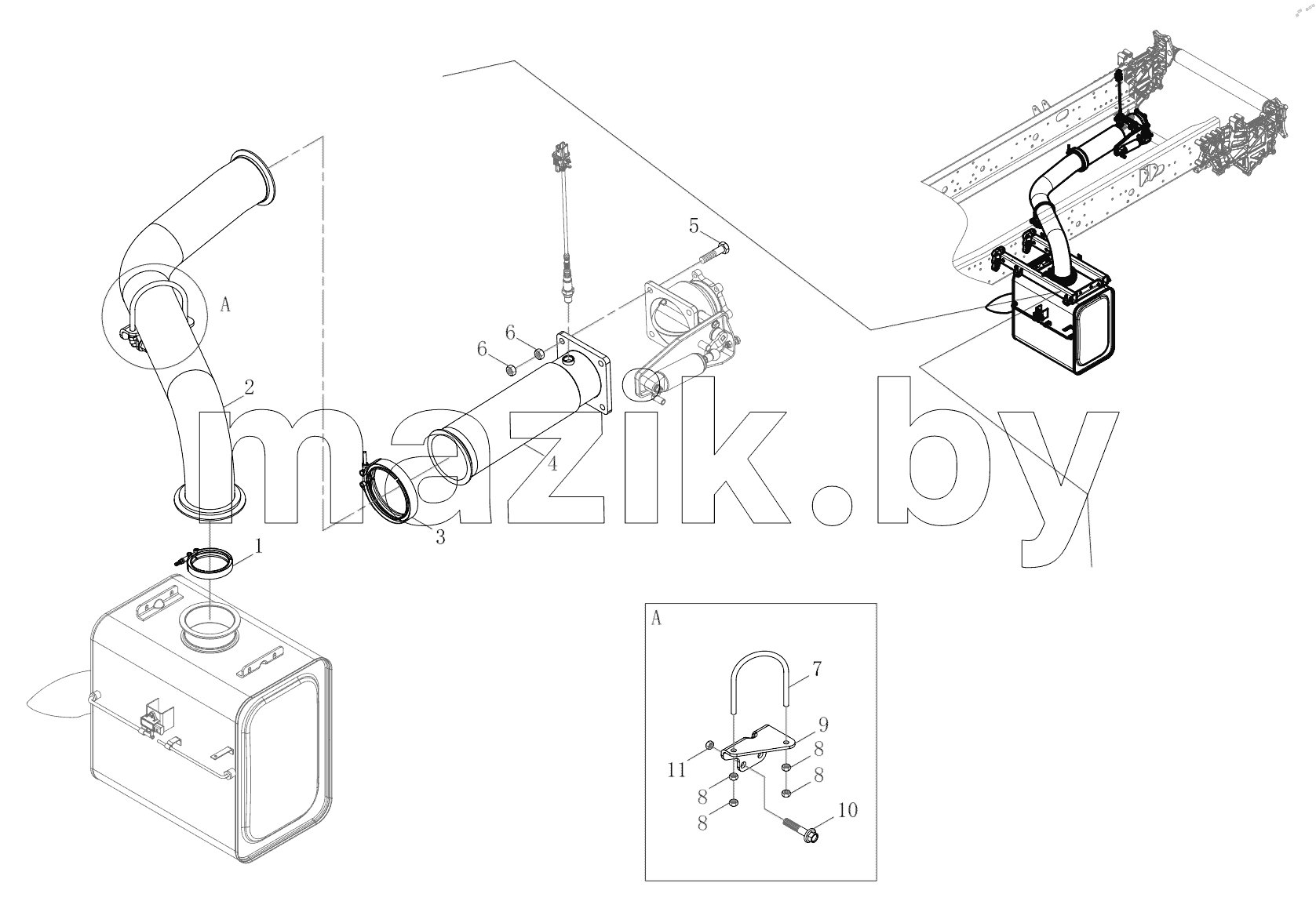  Exhaust And Tail Gas Treatment System Module