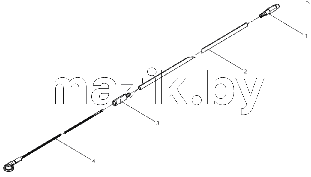  1000410-DZ718 Engine Assembly-Dipstick Assembly