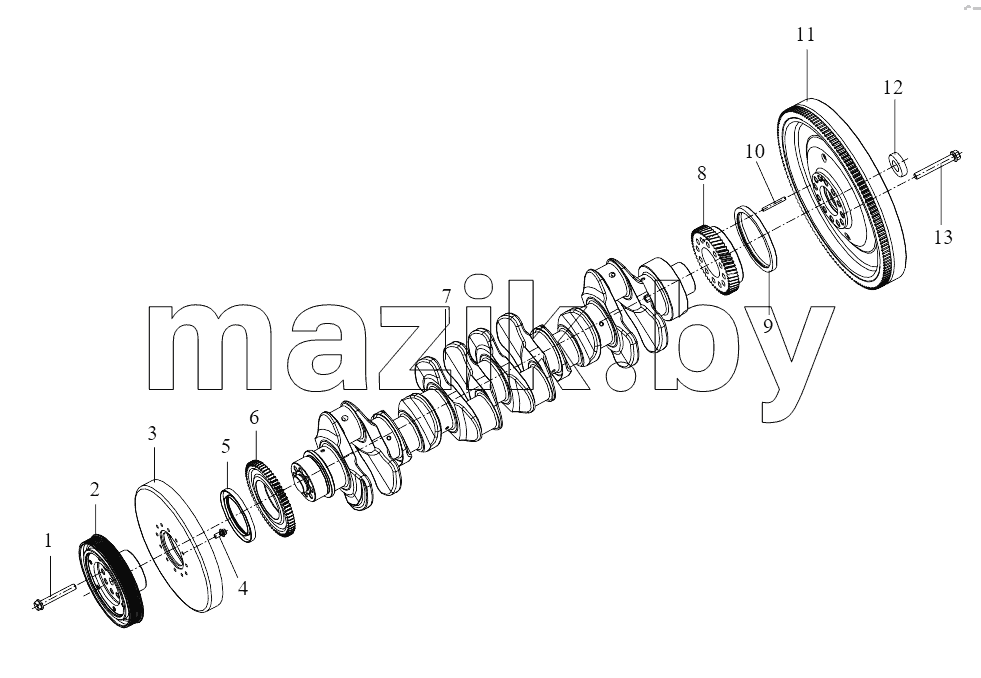  Crankshaft and Flywheel