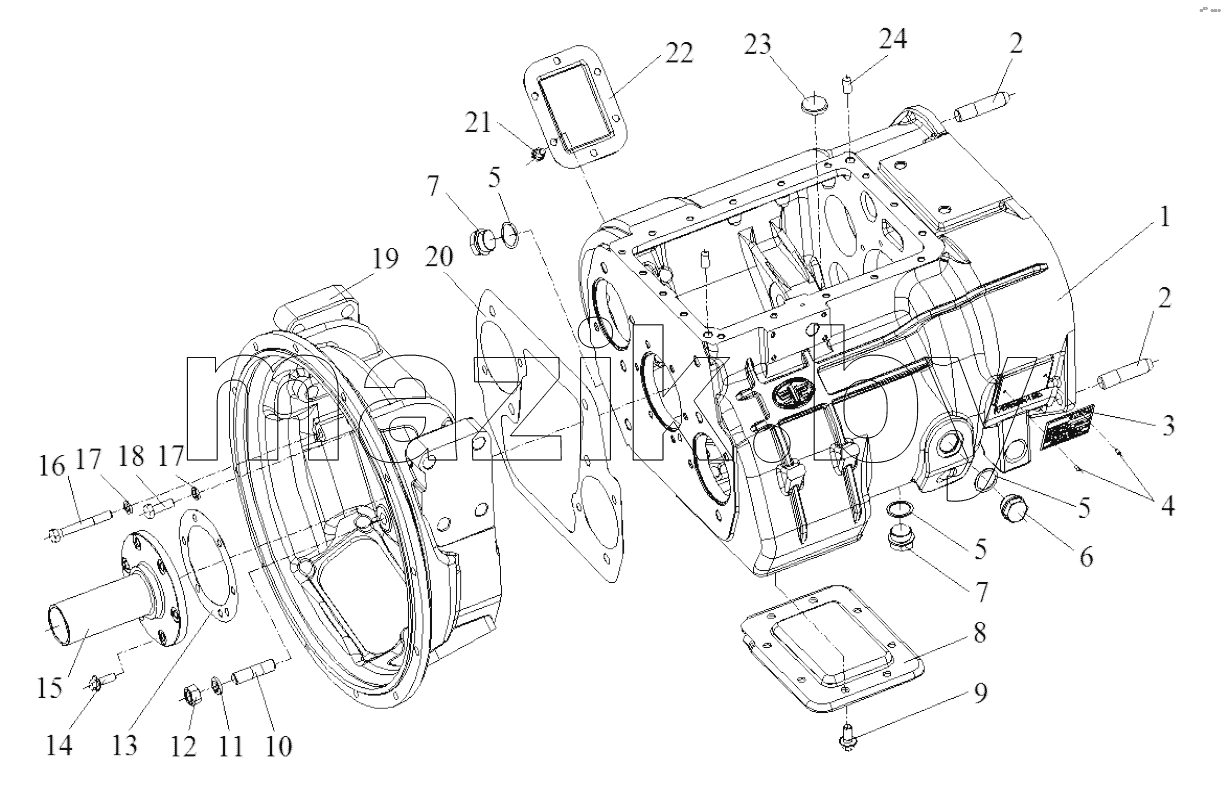  Clutch & Transmission Housings