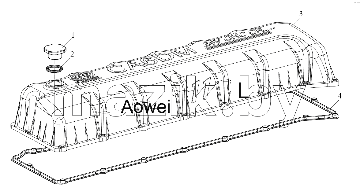  Cylinder Head Cover Assembly