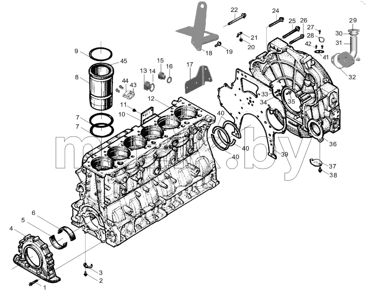  Cylinder Block Subassembly