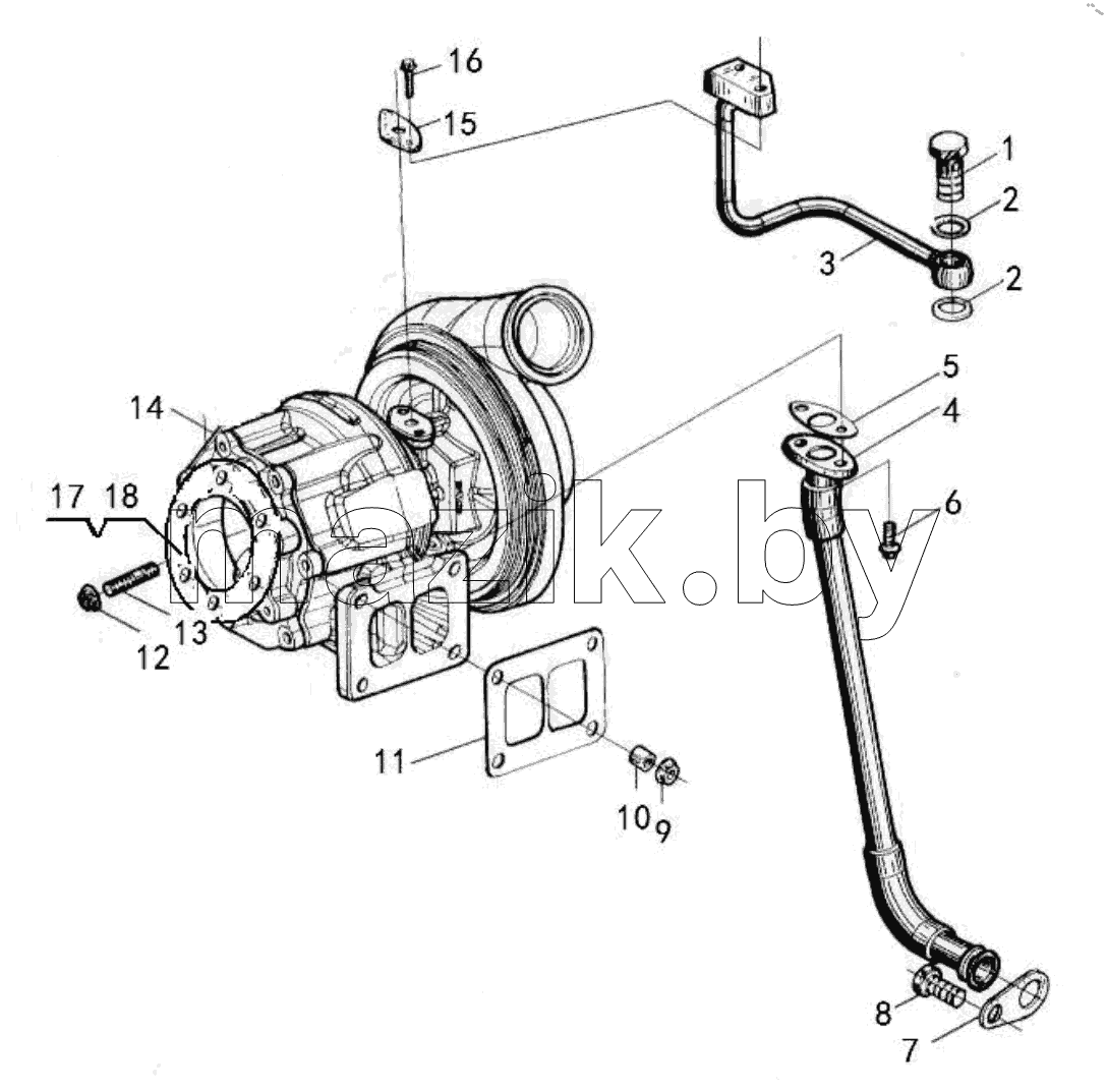 Turbocharger System Subassembly