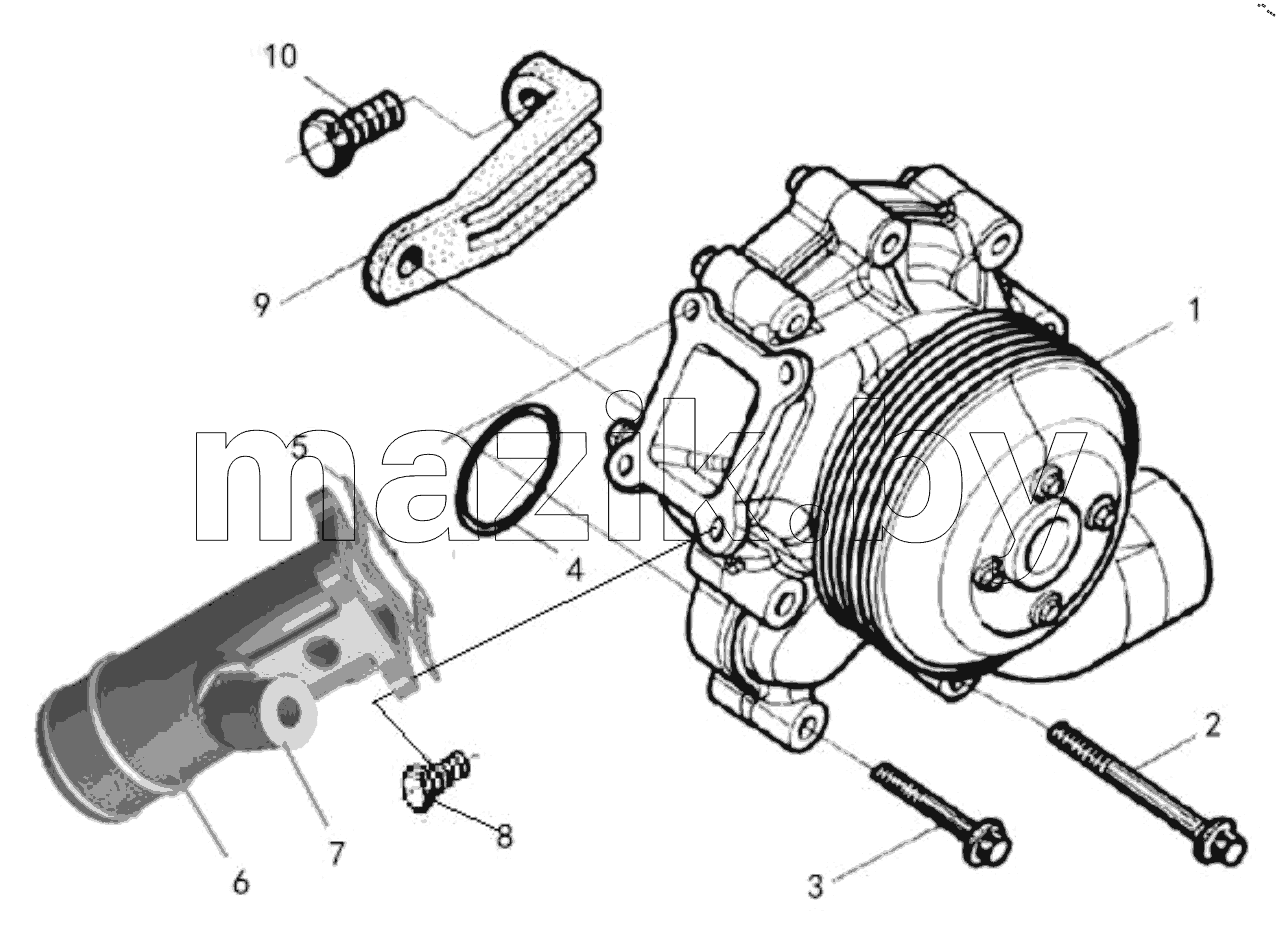  Water Pump Subassembly