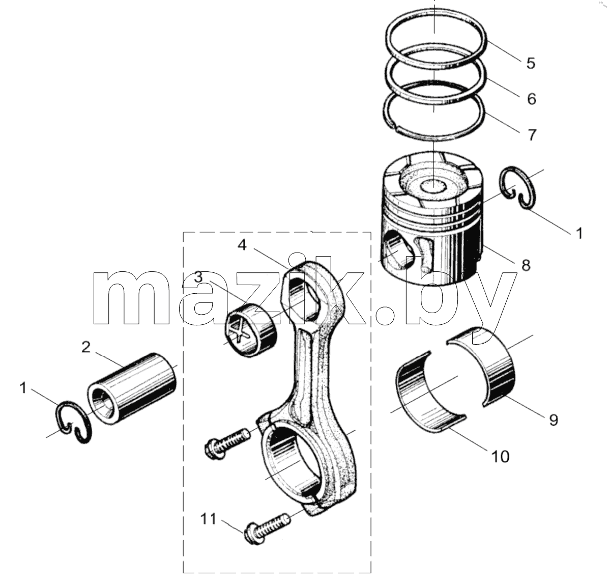  Piston Connecting Rod Subassembly