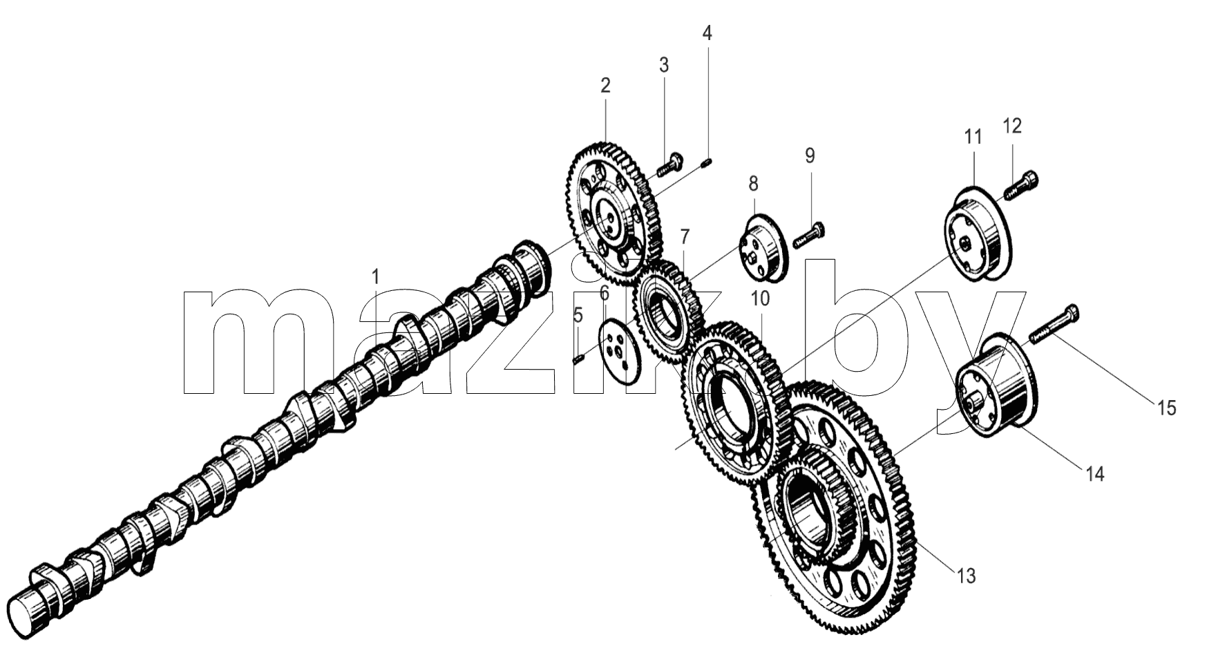  Camshaft Subassembly