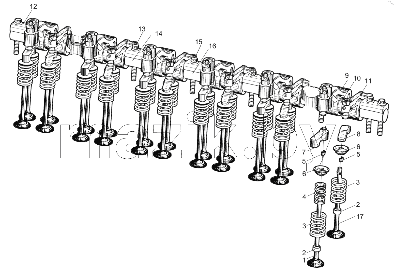  Valve Mechanism Subassembly