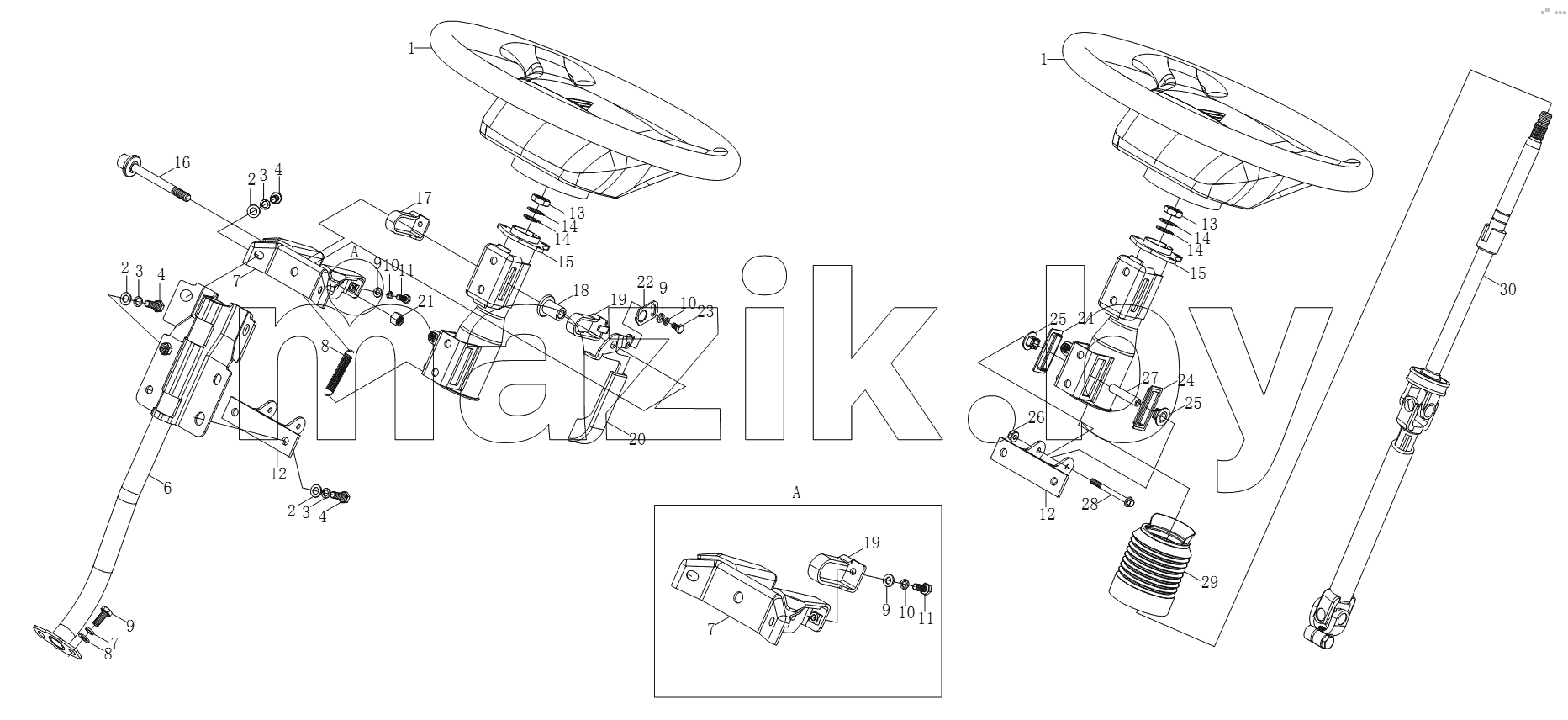 1S10493420109 Рулевой привод