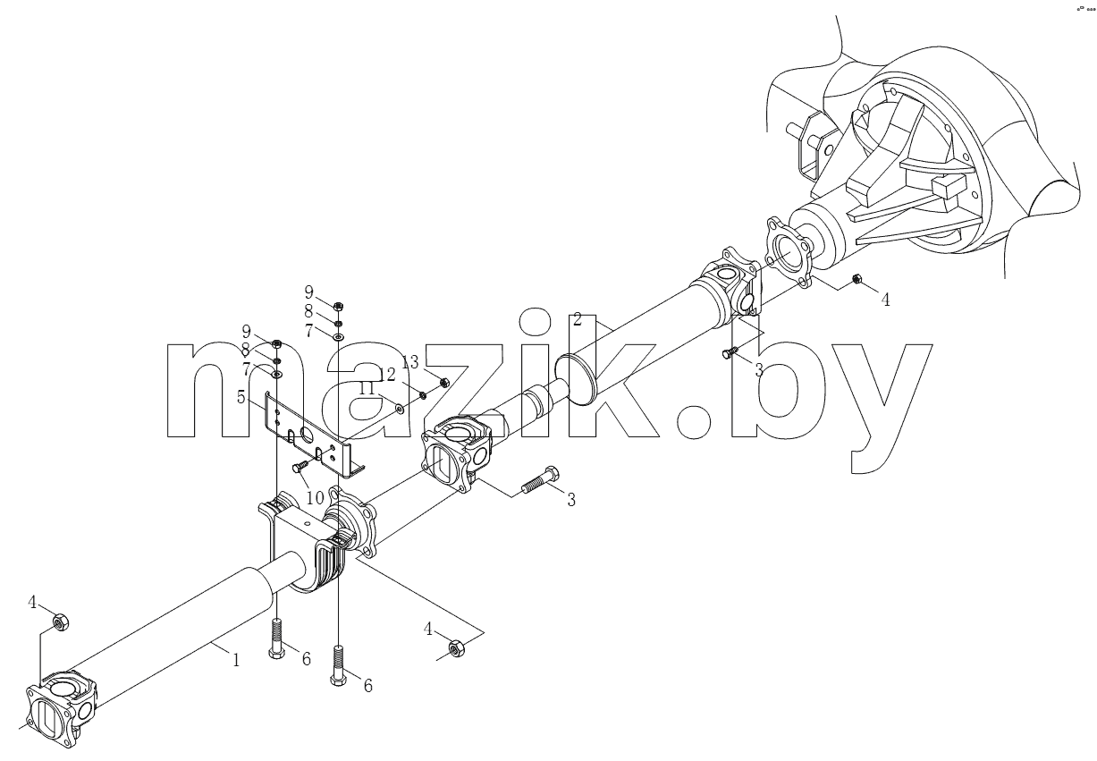 1S10512200101 Карданный вал