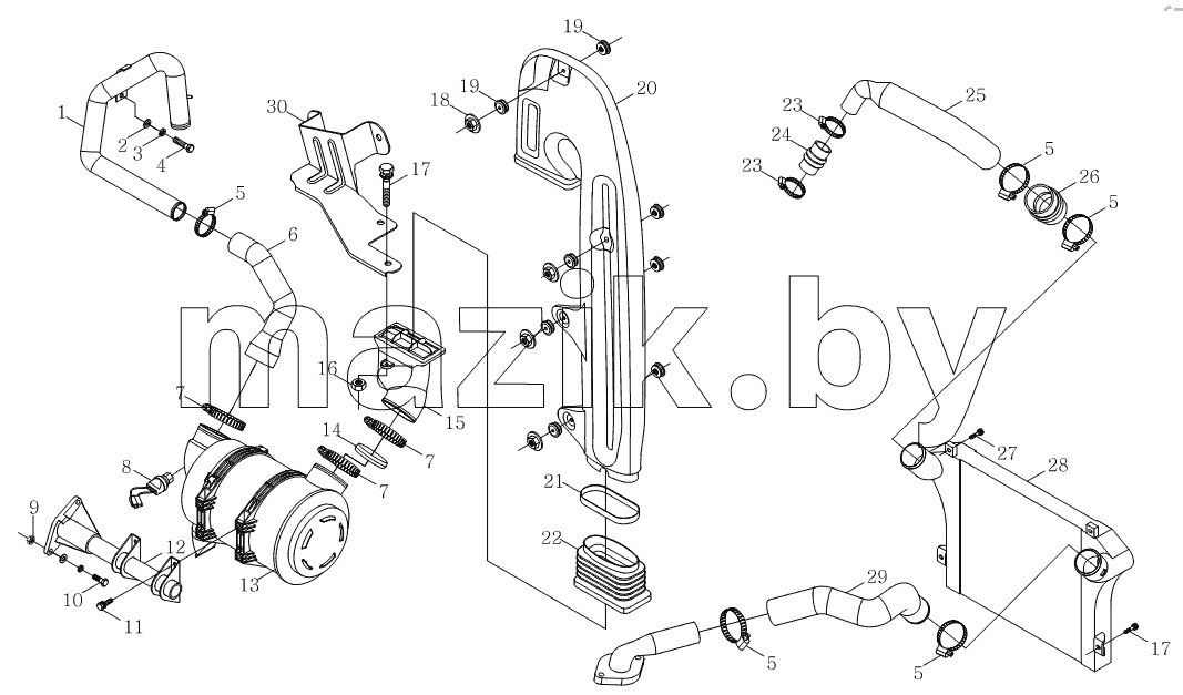 1S10691190123 Впускное устройство