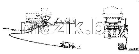 Cargo lifting mechanism installation