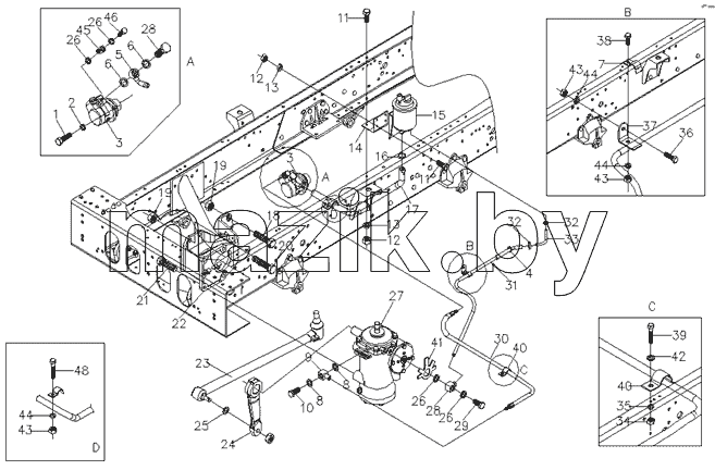 Steering box and accessories
