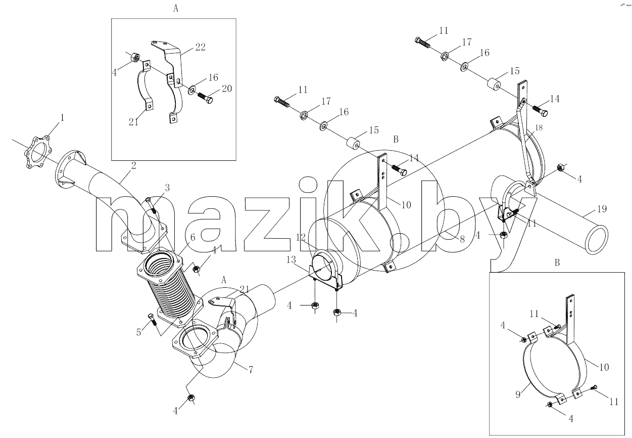  1S12511200001 Air exhaust device