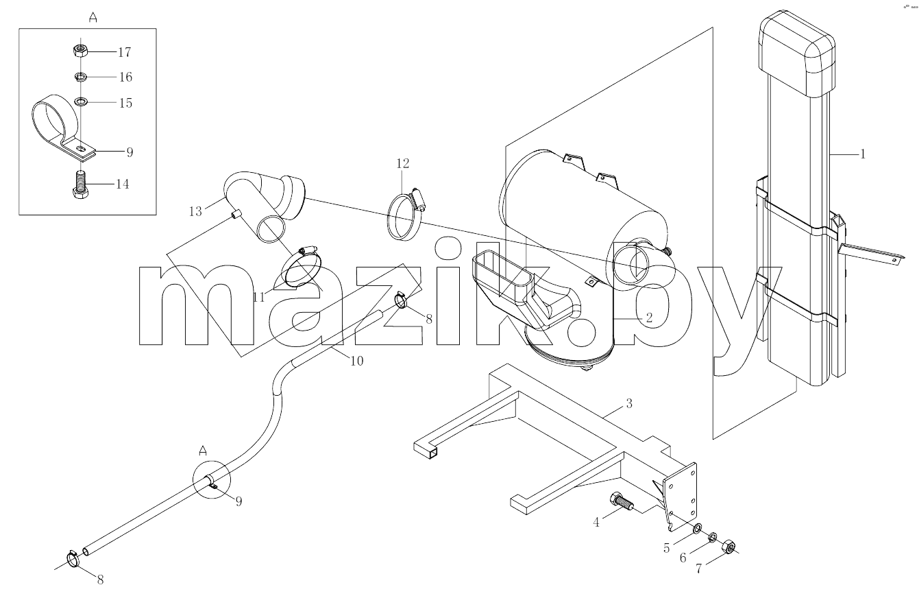  1S32511190301 Air intake device-1